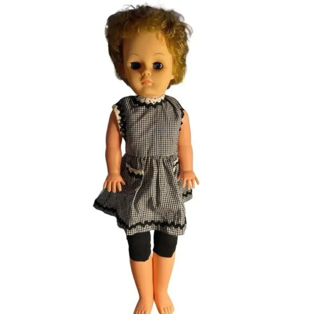 Doll 22” plastic doll vintage from hongkong